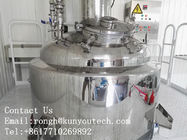 Vegetable gelatin 3 layers Vacuum  Stainless Steel Mixing Tanks / PID Temperature Control