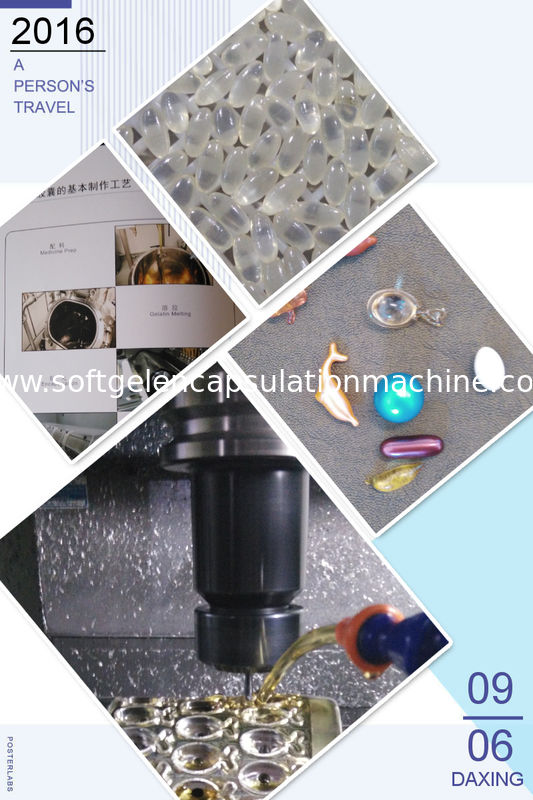 Capsule Mold / Softgel Die Roll With Al injection wedge For Making paintball