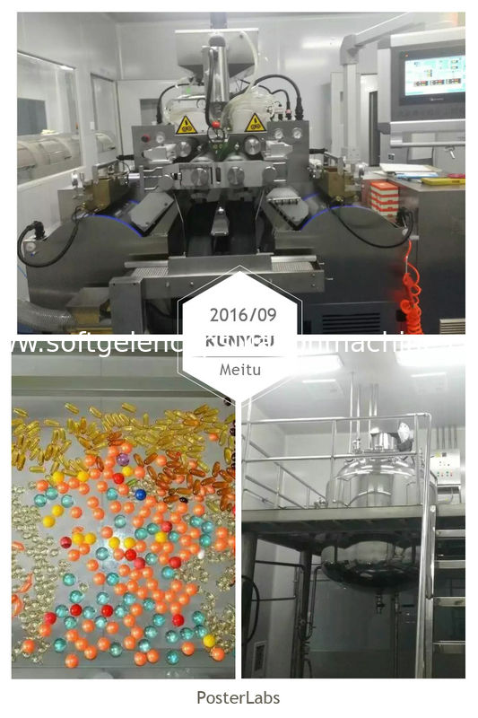 Softgel capsule Making Machine with High Efficient encapsulatuion for CBD oil