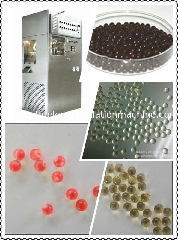 Gelatin Preparation Automatic Soft Gelatin Encapsulation Machine Round Shape Less Waste