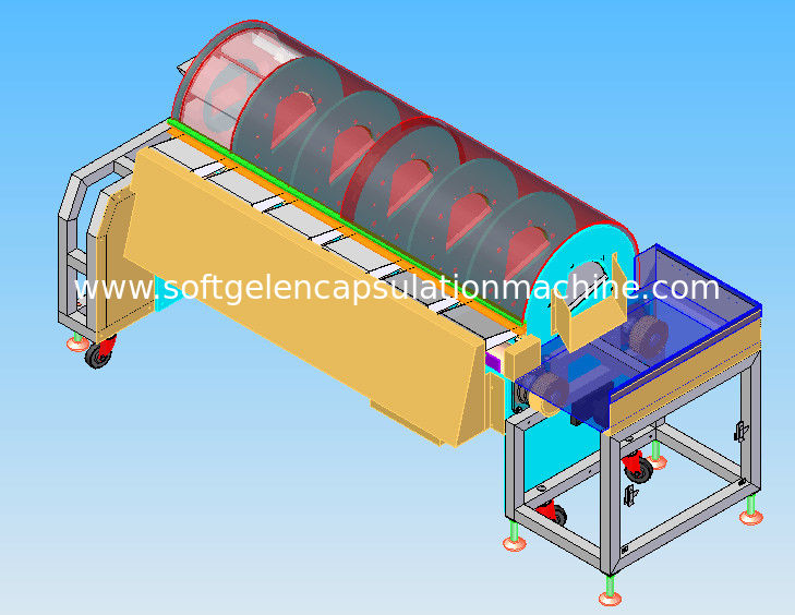 Small Size Encapsulation Tumbler Dryer With Easy Lift Basket For Pharmacetical Drying Machine