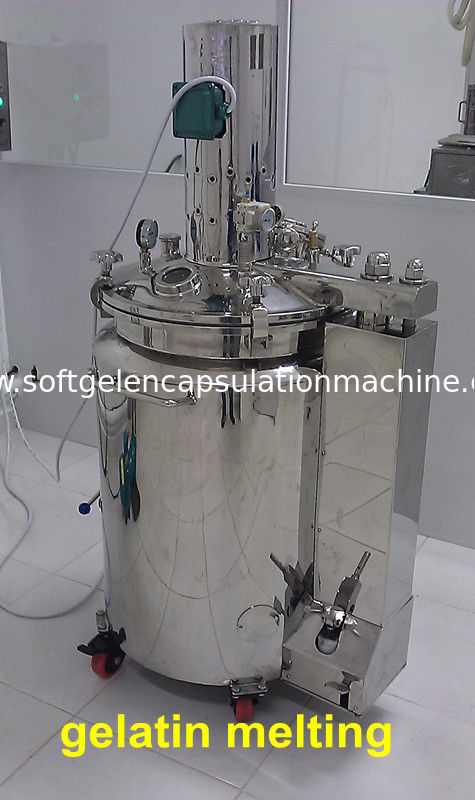 Automatic Encapsulation Machine , Double Gravity Feeding Tank Gelatin Capsule Machine