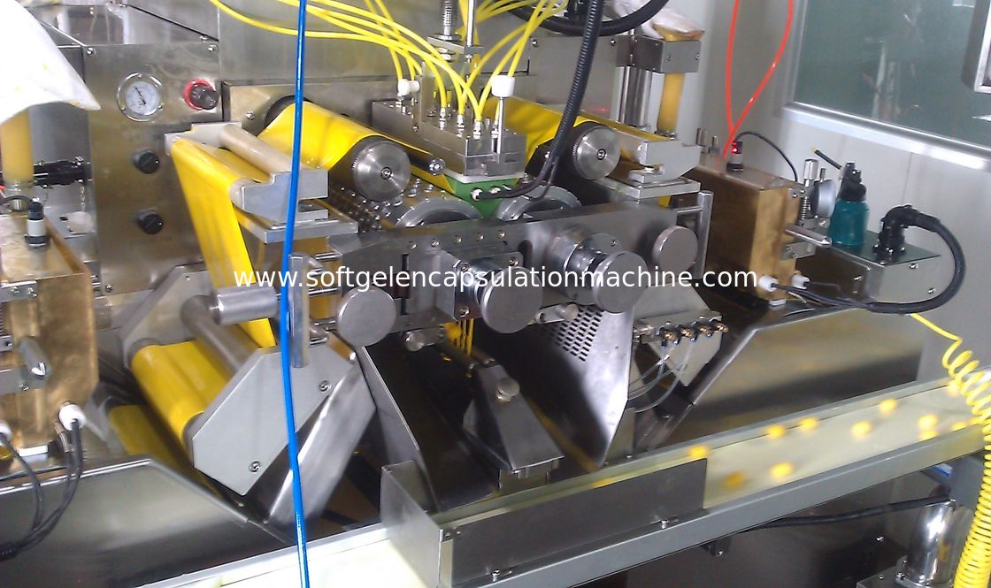 PLC Touch Screen Soft Capsule Making Machine Precisional High Steady