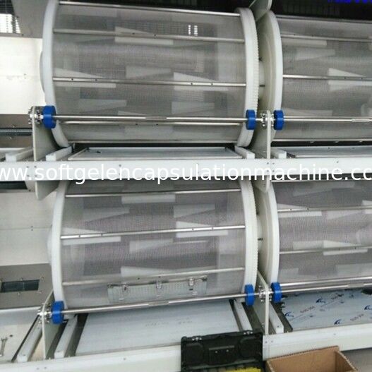 0.75kw Automatic Vgel Encapsulation Machine With Tumble dryer machine with 2 drying fan
