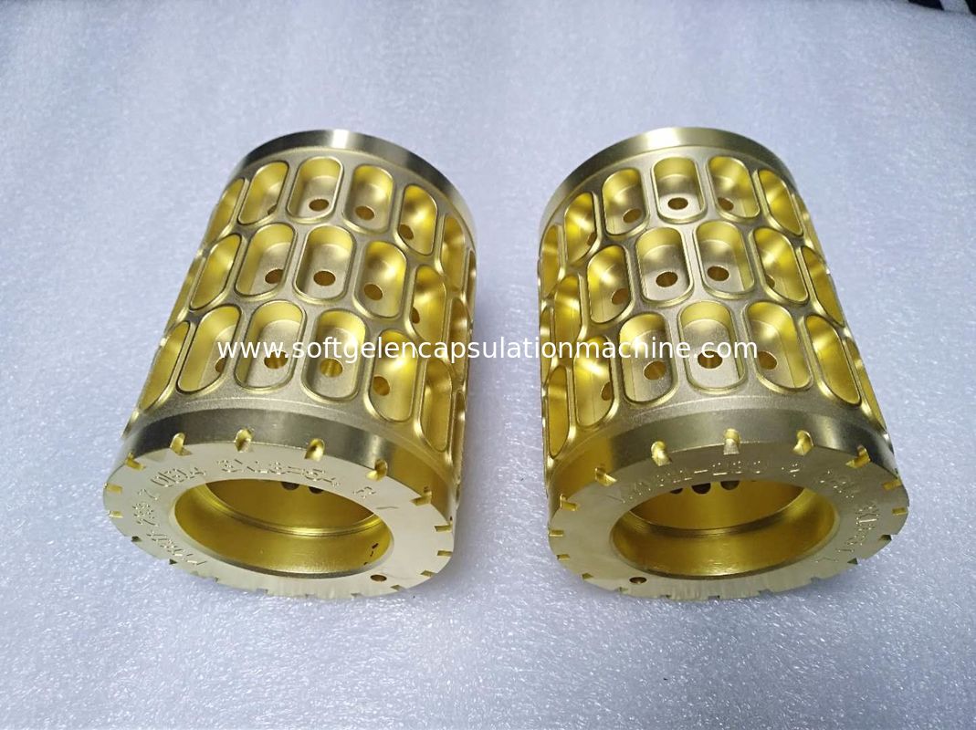 Aluminium / Brass Alloy Soft Capsule Mold Die Roll Tolling 80 * 100mm ISO9001