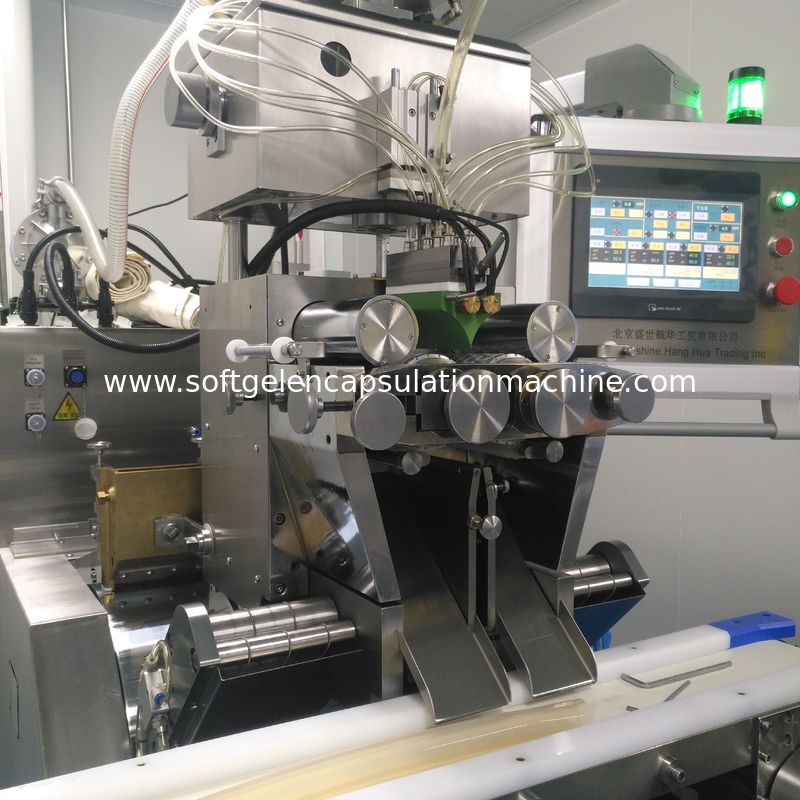 6 Inch Softgel Encapsulation Machine With Ground Automatic Feeding 100 - 200m2 Layout