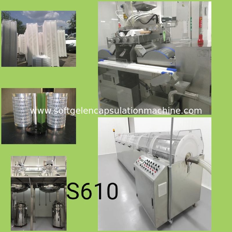 20kw Large Scale Medical Softgel Encapsulation Machine With PLC And Touch Screen
