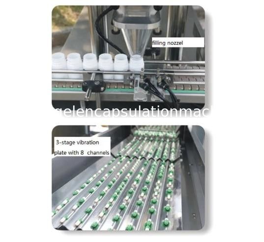 Medical Counting And Packing Machine Multi Vibration Plate Bottle Packaging