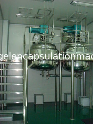 Water Bath Soft Gelatin Melting Tank , Compact Structure Softgel Storage Tank
