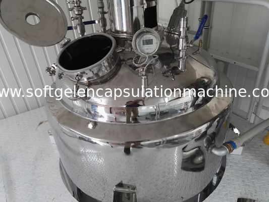 Softgel Gelatin Melting Tank With Temperature Control Hydraulic Tank With Control Box