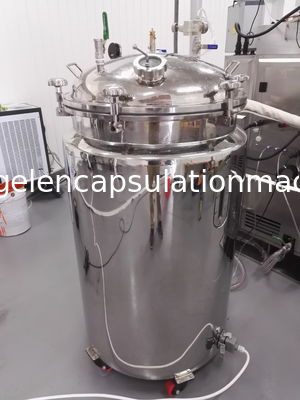 Softgel Gelatin Melting Tank With Temperature Control Hydraulic Tank With Control Box