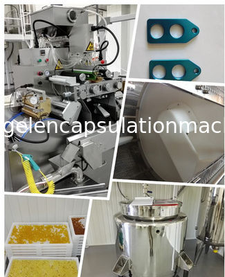 softgel capsulator for soft gelatin capsule and paintball