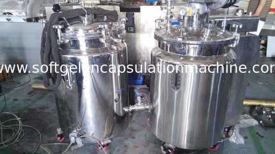 Gelatin Mixer 800L Stainless Mixing Tank Holding Tank With Platform Design