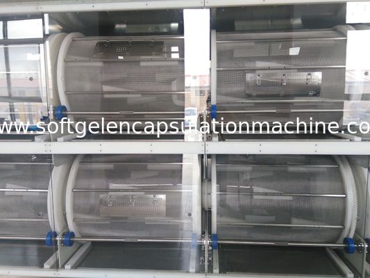 Flue Bed Air Flow Soft Gelatin Tumbler Dryer Ss316 Material Td2 Td4 Plc Control