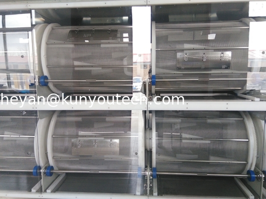 Fluid Bed 2 layer softgel Encapsulation Line Tumbler Dryer capsule drying machine