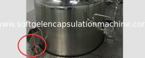 500L 304 SUS Stainless Steel Mixing Tanks For Liquid / Medicine
