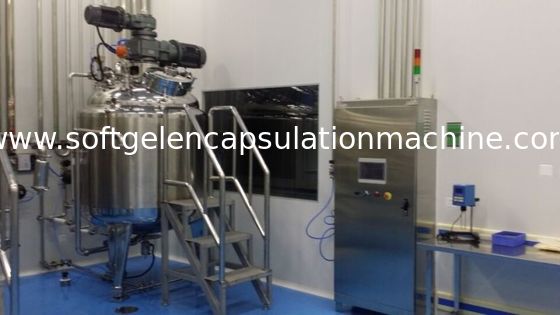500L 304 SUS Stainless Steel Mixing Tanks For Liquid / Medicine