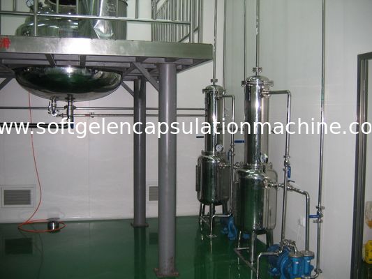 800L Softgel / Paintball Gelatin Melting Tank With Water Bath Heated and mixer