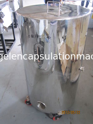 Moveable 200L Stainless Steel Water Storage Tanks With Mixer , Temperature Controlled
