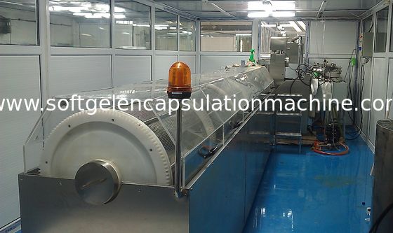 0.75 kw Largest 700*1030mm Softgel TUMBLER Drying Equipment With Big Air Blowers