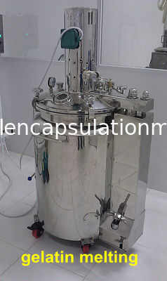 450L - 1000L Stainless Steel Gelatin Melting Tank / Water Sealed Vacuum Pump