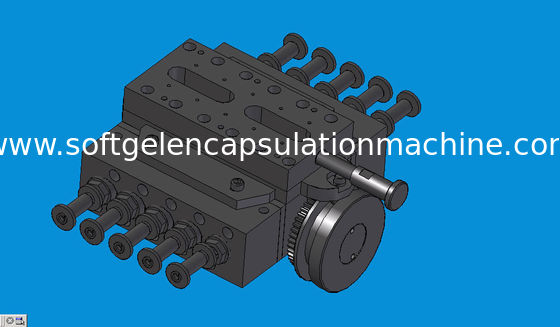 Die roll tooling set for softgel capsule and Paintball machine Fill Material Injection Pump