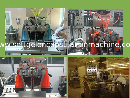 PLC + HMI Switch Automatic Pharma Packaging Machinery Softgel / Cosmetics