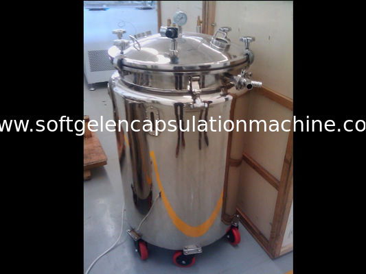 300L SS gelatin service transport tank for softgel capsule encapsualtion production