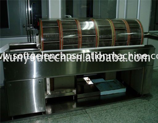 Small Basket Softgel Tumbler Dryer Effcient Drying With Heating System