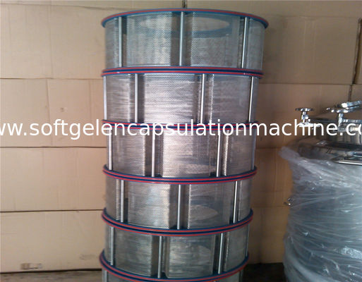 Small Basket Softgel Tumbler Dryer Effcient Drying With Heating System
