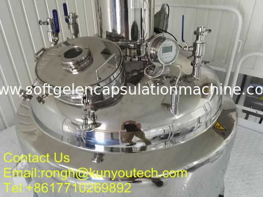 Liquid filling Softgel Encapsulation Equipment  factory Pharmaceutical With PLC Control