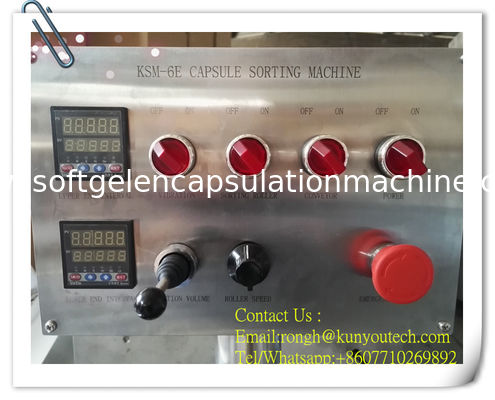 PLC Control apintball Capsule size and shape  Sorting Machine