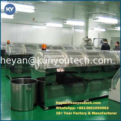 0.75 kw Largest 700*1030mm Softgel TUMBLER Drying Equipment With Big Air Blowers