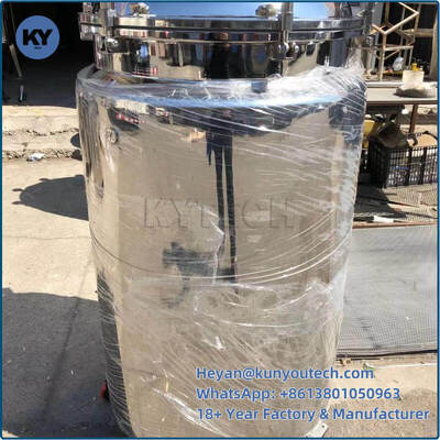100L Stainless Steel Storage Tanks / Vessels Gelatin Stock / Keep Temperature