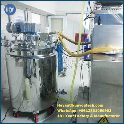 50 - 100 liters Gelatin Melting Tank with strong paddle and vacuum system
