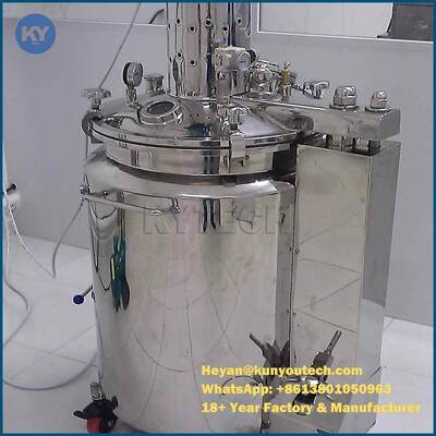 100L Storage Stirring Stainless Steel Tank With Vacuum Pump Electric Heating