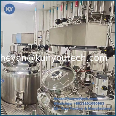 600L Gelatin Melting Tank with 0.09Mpa Vacuum Design