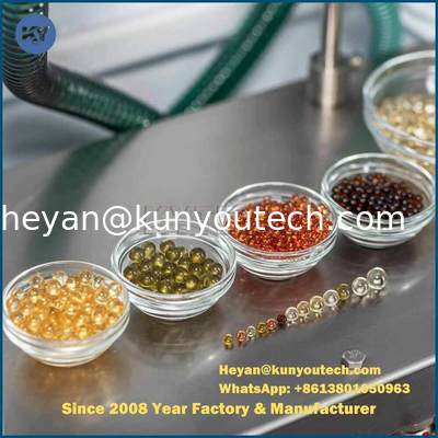 Mini Ball Seamless Softgel Machine , Soft Gelatin Capsule Machine With Oil Filling Material