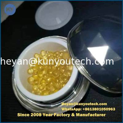 Mini Ball Seamless Softgel Machine , Soft Gelatin Capsule Machine With Oil Filling Material