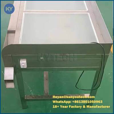 304 SUS Material Softgel Capsule Inspection Machine / Table For Pharmatech Company