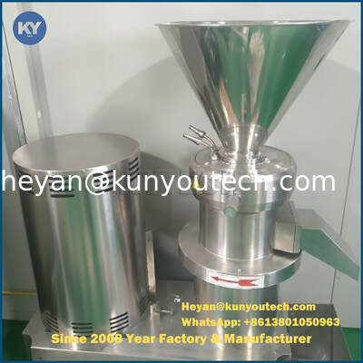 Small Stainless Steel Colloid Mill Machine With Advanced Rotator + Stator