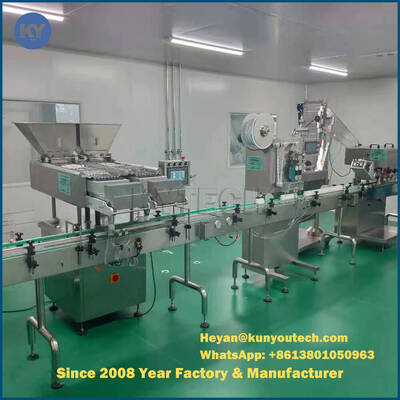 Medical Counting And Packing Machine Multi Vibration Plate Bottle Packaging