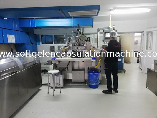 20kw Large Scale Medical Softgel Encapsulation Machine With PLC And Touch Screen