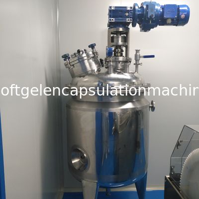PID Stainless Steel Gelatin Mixing Tanks with vacuum and air seprater togther