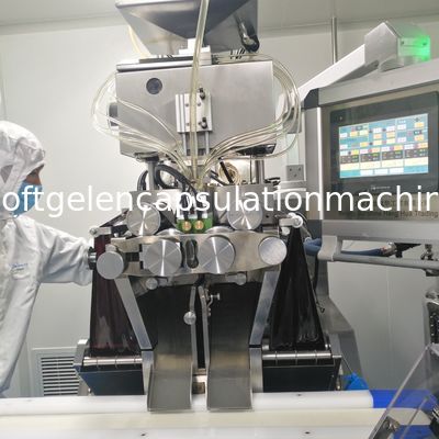 7 Inch Die Roll Softgel Encapsulation Machine For Cbd Oil 1 Year Warranty
