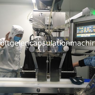 6 Inch Softgel Encapsulation Machine With Ground Automatic Feeding 100 - 200m2 Layout