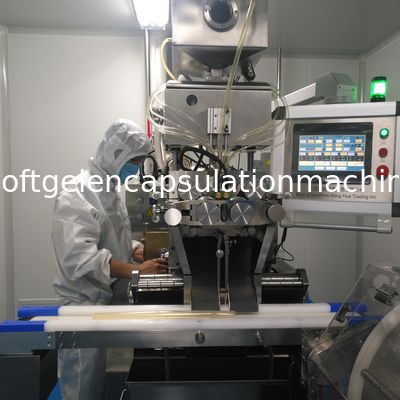 High Precision 6 Inch Automatic Encapsulation Machine Softgel Manufacturing 900kg Weight