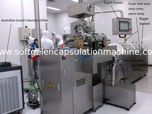 High Precision Paintball Encapsulation Machine With 8000 Pcs Paintballs Per Hour