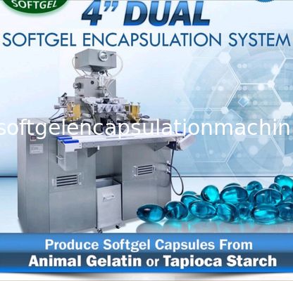 Roll Type Soft Capsule Paintball Production Line SUS304 / 316L Material 1 Year Warranty
