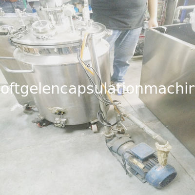 Roll Type Soft Capsule Paintball Production Line SUS304 / 316L Material 1 Year Warranty
